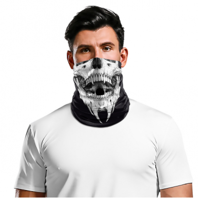 Amazon Hot selling unisex Face Scarf Seamless Neck Gaiter Shield Scarf Bandana Face Mask Seamless