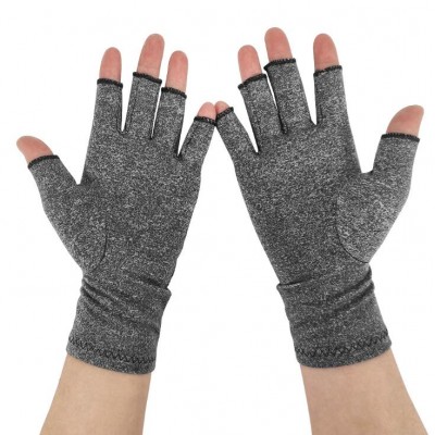 Daily nursing rehabilitation training arthritis half - finger pressure Compression work gloves