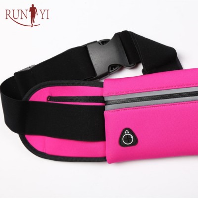 Ultra Light Bounce Free Waist Pouch Fitness Workout Belt Sport Pack Exercise Running Waist Bag