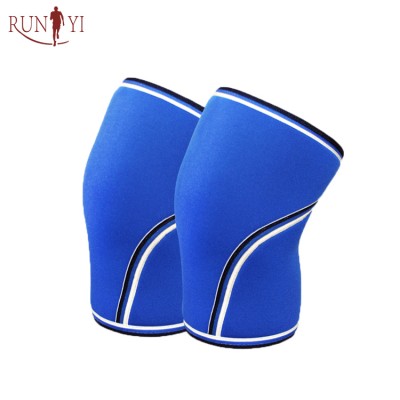 Best Customized Neoprene 7mm Knee Sleeve , Compression Knee Support for Weightlifting