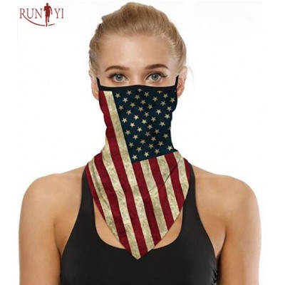 custom Outdoor multi-function pretty american flag cooling neck gaiter bandana